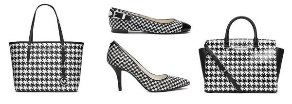 Michael.kors.bags.shoes.houndstooth